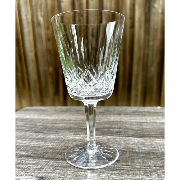 Waterford Crystal Lismore Vintage Ireland 6 7/8" Water Goblet-Excellent - Picture 1 of 5